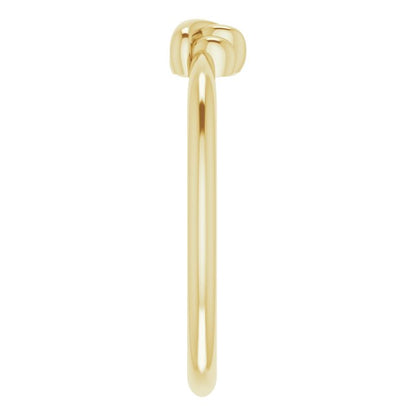 Stackable Knot Ring - Yellow Gold