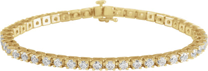 Lab-Grown Diamond Line Bracelet - Lab Grown Diamond