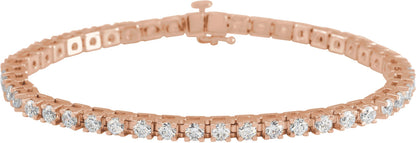 Lab-Grown Diamond Line Bracelet