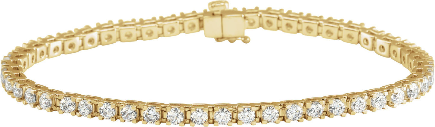 Lab-Grown Diamond Line Bracelet - Lab Grown Diamond