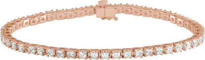 Lab-Grown Diamond Line Bracelet
