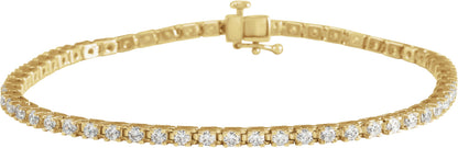 Lab-Grown Diamond Line Bracelet - Lab Grown Diamond