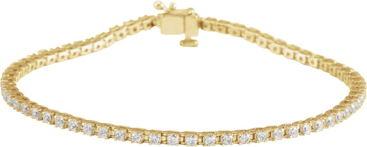 Lab-Grown Diamond Line Bracelet - Lab Grown Diamond