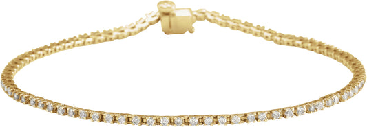 Lab-Grown Diamond Line Bracelet - Lab Grown Diamond