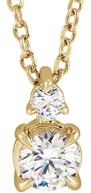 1/4 Ctw Lab-Grown Diamond Necklace - Lab Grown Diamond