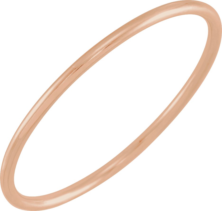 Stackable Ring Size 3 - Rose Gold