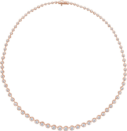 6 3/4 Ctw Lab-Grown Diamond Line Necklace