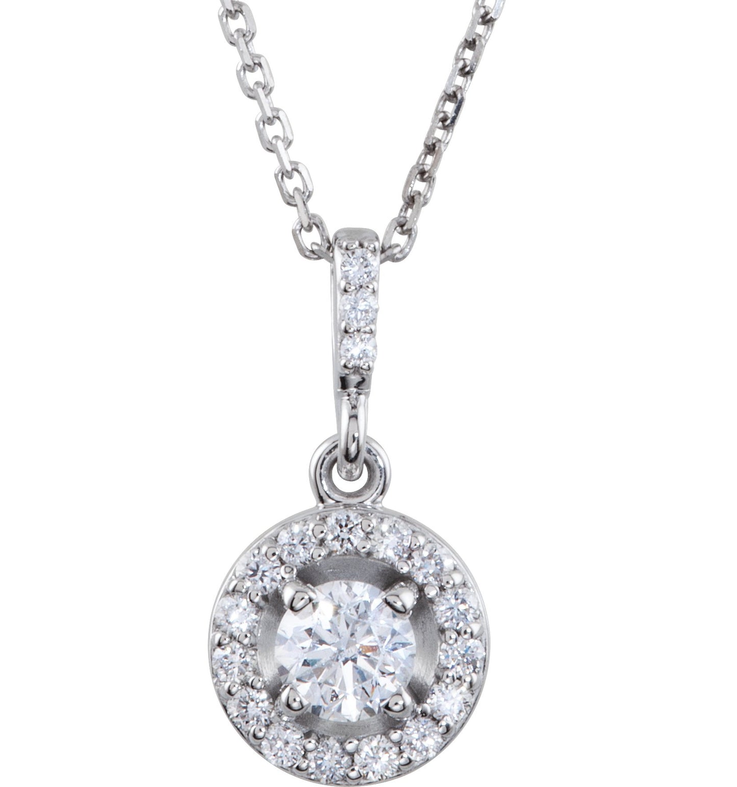 9/10 Ctw Lab-Grown Diamond Necklace - Rose Gold - Lab Grown Diamond