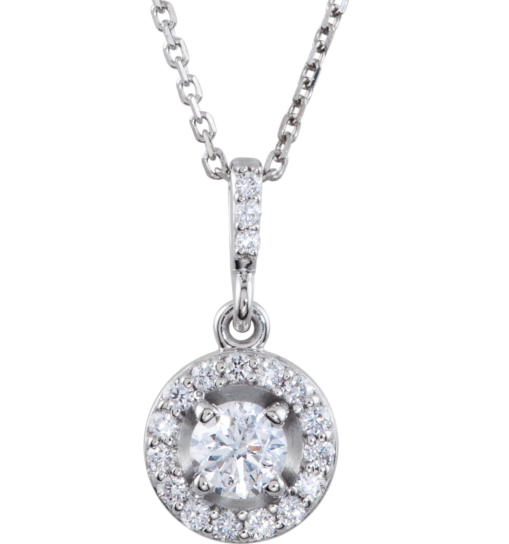 9/10 Ctw Lab-Grown Diamond Necklace - Rose Gold - Lab Grown Diamond