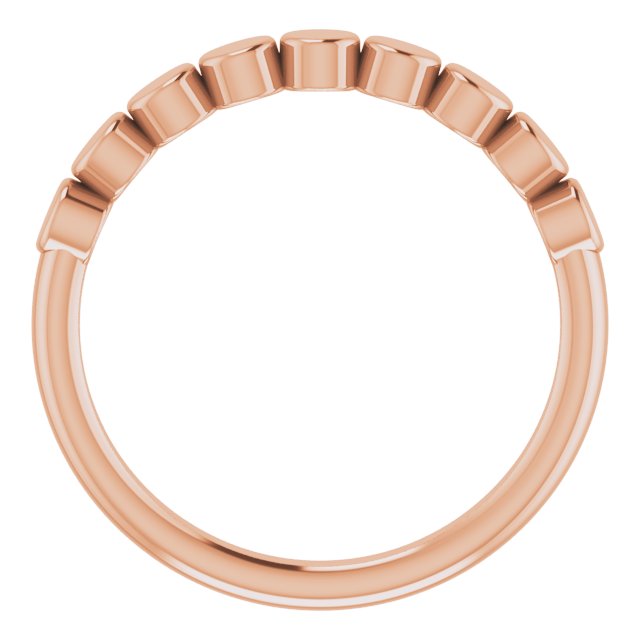 Stackable Geometric Ring - Rose Gold
