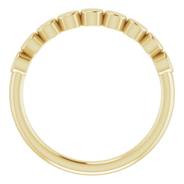 Stackable Geometric Ring - Yellow Gold