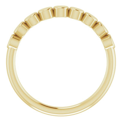 Stackable Geometric Ring - Yellow Gold