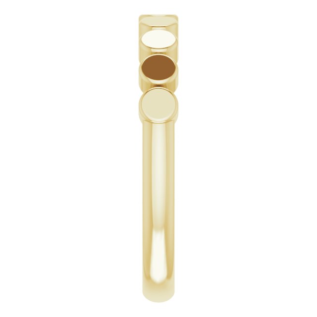 Stackable Geometric Ring - Yellow Gold