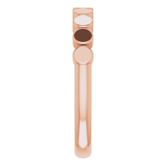 Stackable Geometric Ring - Rose Gold