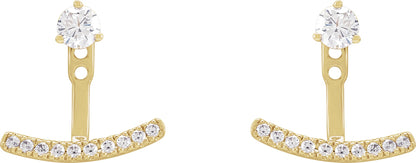 1/5 Ctw Lab-Grown Diamond Earring Jackets - Lab Grown Diamond