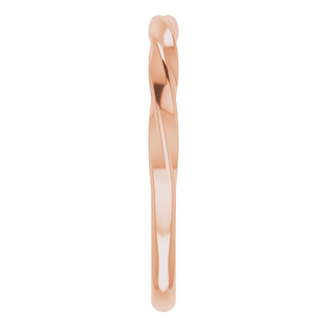 Twisted Stackable Ring - Rose Gold