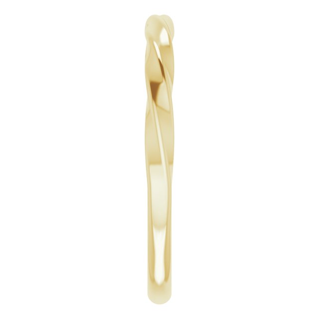 Twisted Stackable Ring - Yellow Gold