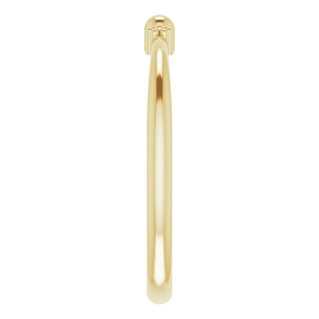 Stackable Bead Ring - Yellow Gold
