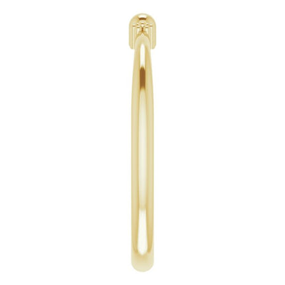 Stackable Bead Ring - Yellow Gold