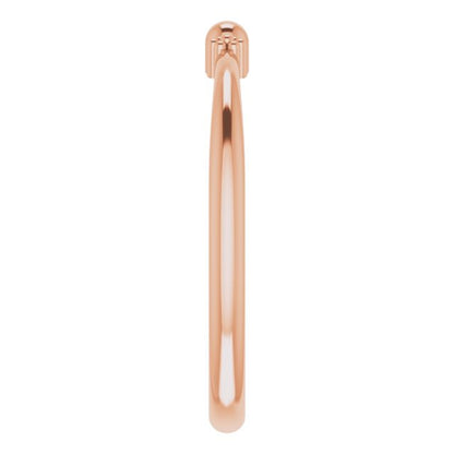 Stackable Bead Ring - Rose Gold