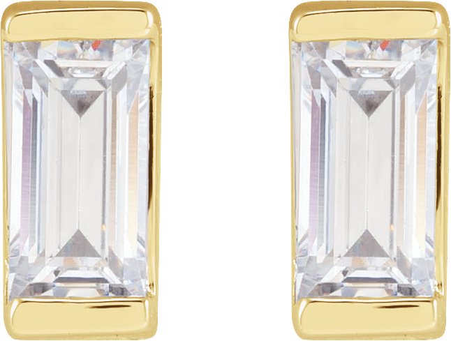 3/8 Ctw Lab-Grown Diamond Earrings - Yellow Gold - Lab Grown Diamond