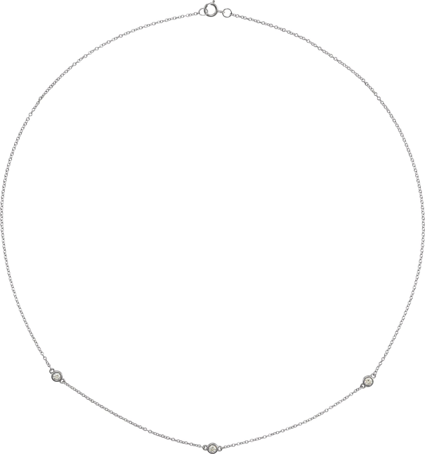 1/5 Ctw Lab-Grown Diamond Necklace