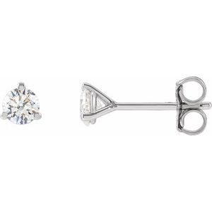 1/8 Ctw Lab-Grown Diamond Sud Earrings