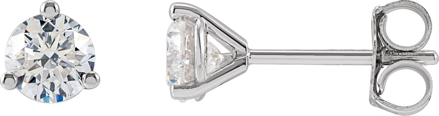 5/8 Ctw Lab-Grown Diamond Stud Earrings