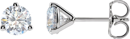1 Ctw Lab-Grown Diamond Stud Earrings