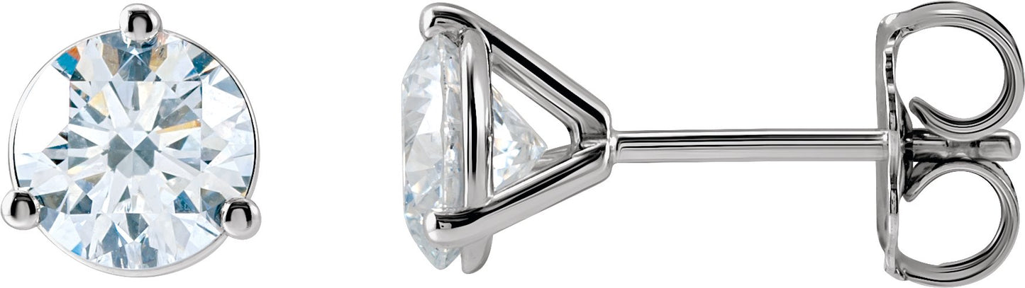 1 1/5 Ctw Lab-Grown Diamond Stud Earrings