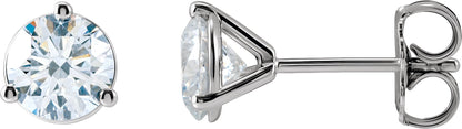 1 1/5 Ctw Lab-Grown Diamond Stud Earrings