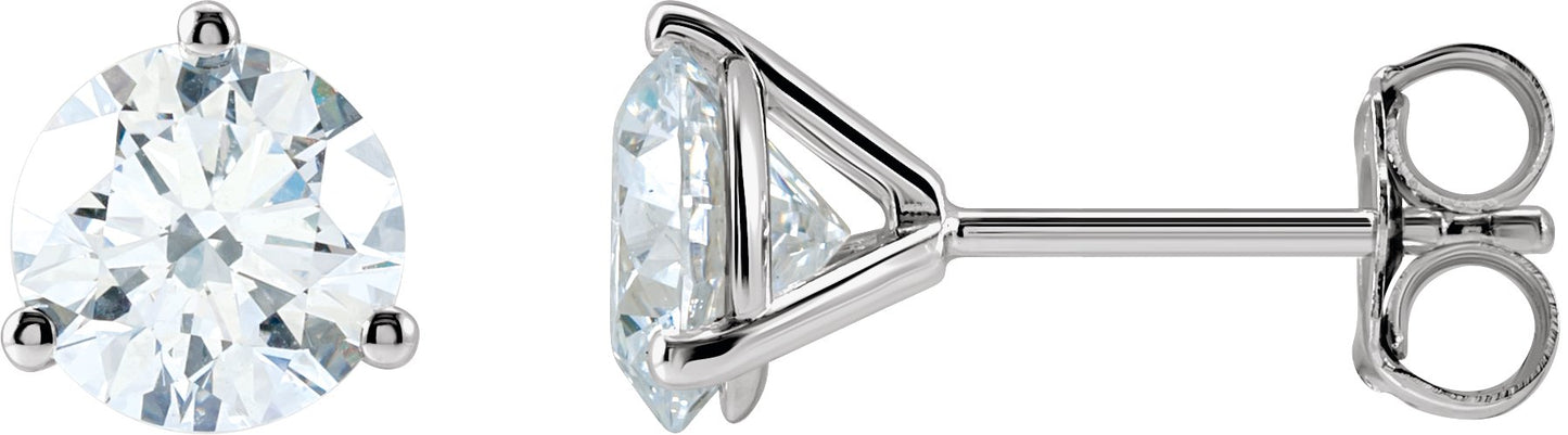 1 5/8 Ctw Lab-Grown Diamond Stud Earrings