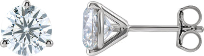 2 1/2 Ctw Lab-Grown Diamond Stud Earrings