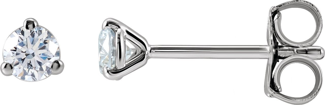 1/5 Ctw Lab-Grown Dimaond Stud Earrings