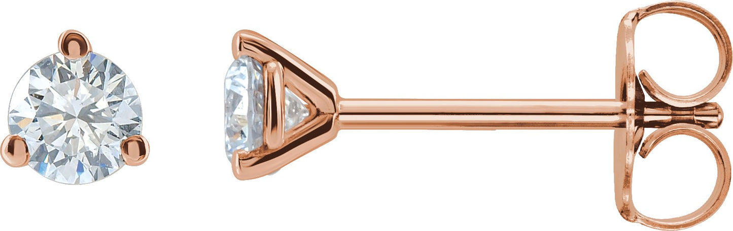 1/5 Ctw Lab-Grown Dimaond Stud Earrings