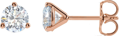 1 Ctw Lab-Grown Diamond Stud Earrings