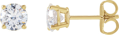 1 1/4 Ctw Lab-Grown Diamond Stud Earrings - Lab Grown Diamond