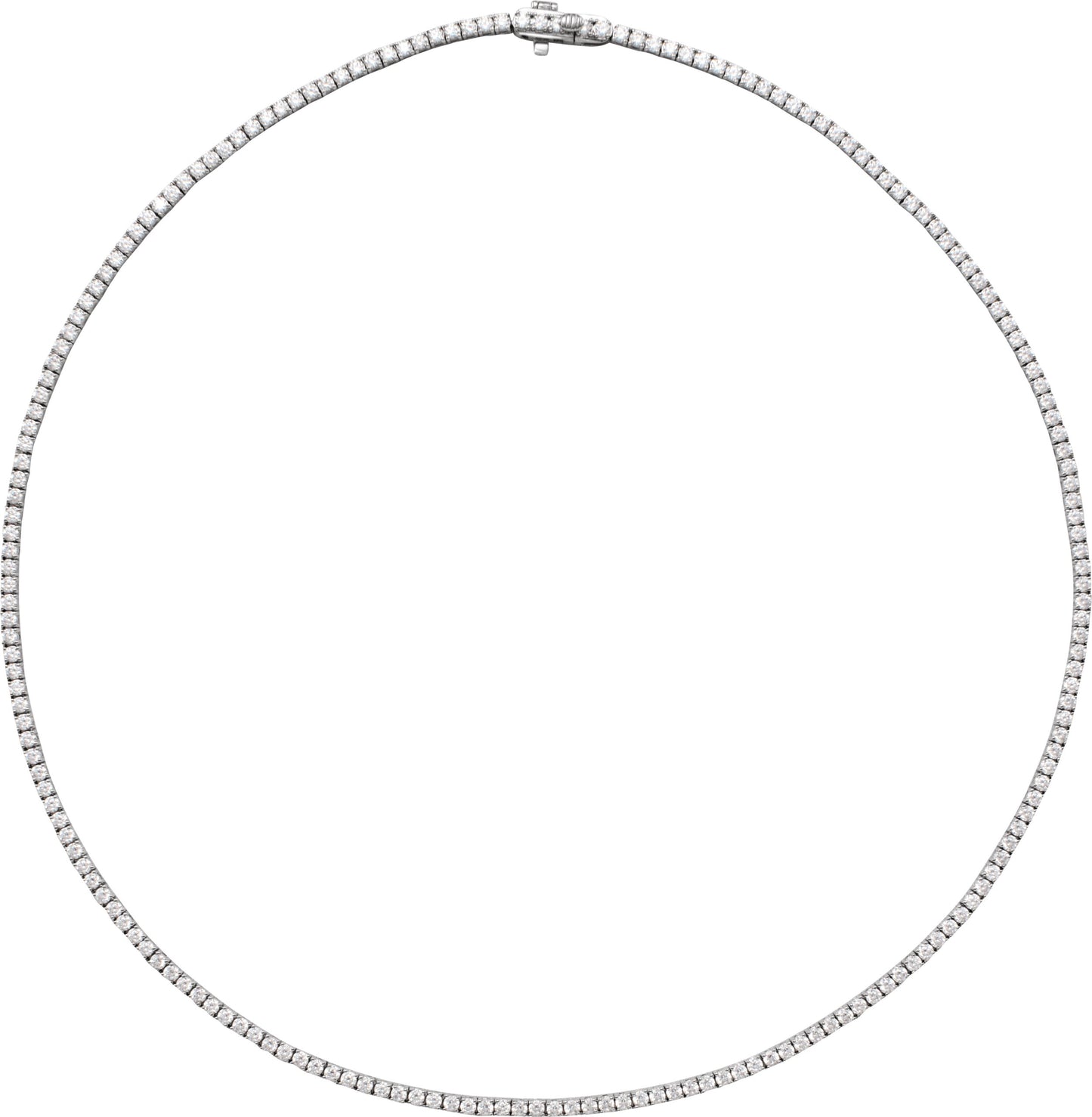 5 7/8 Ctw Lab-Grown Diamond Line Necklace