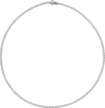 5 7/8 Ctw Lab-Grown Diamond Line Necklace