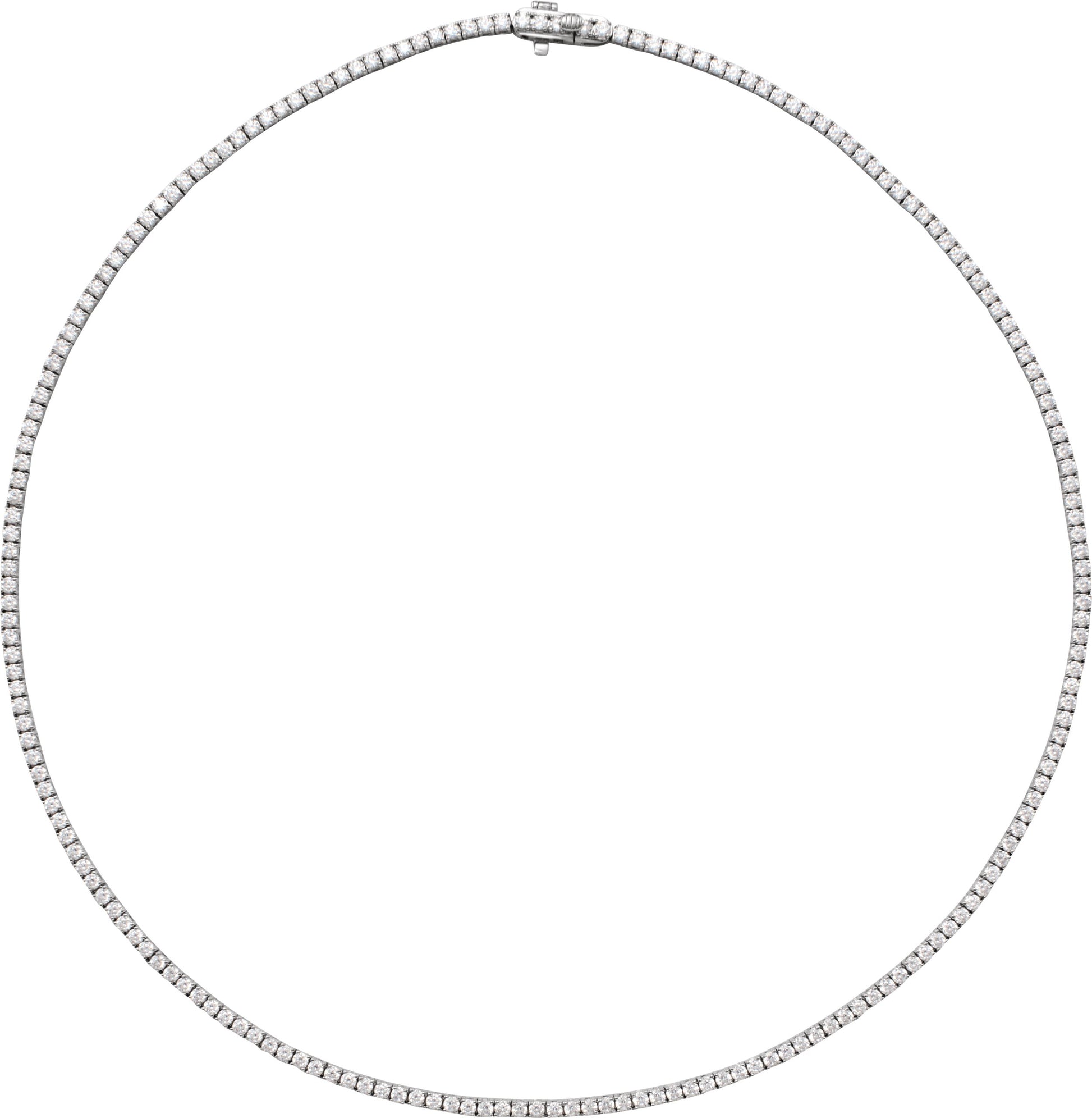 5 7/8 Ctw Lab-Grown Diamond Line Necklace
