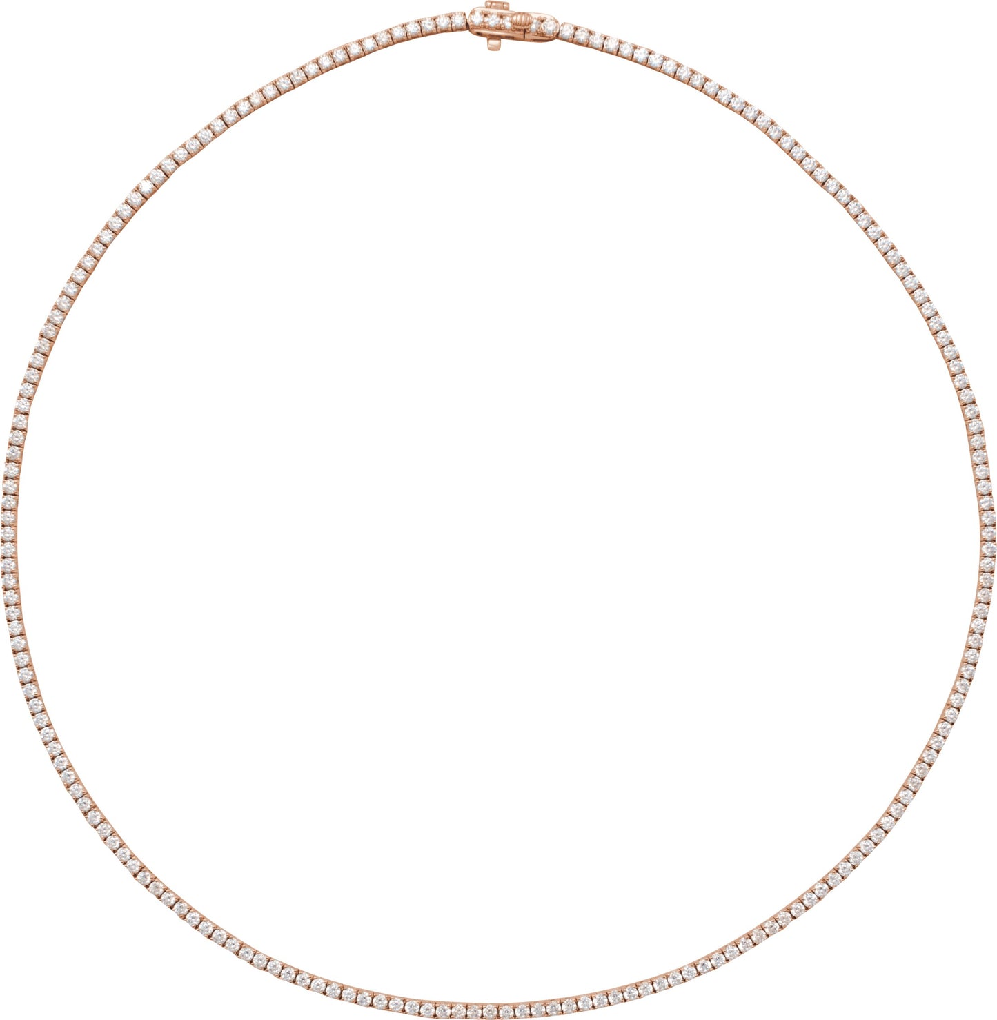 5 7/8 Ctw Lab-Grown Diamond Line Necklace