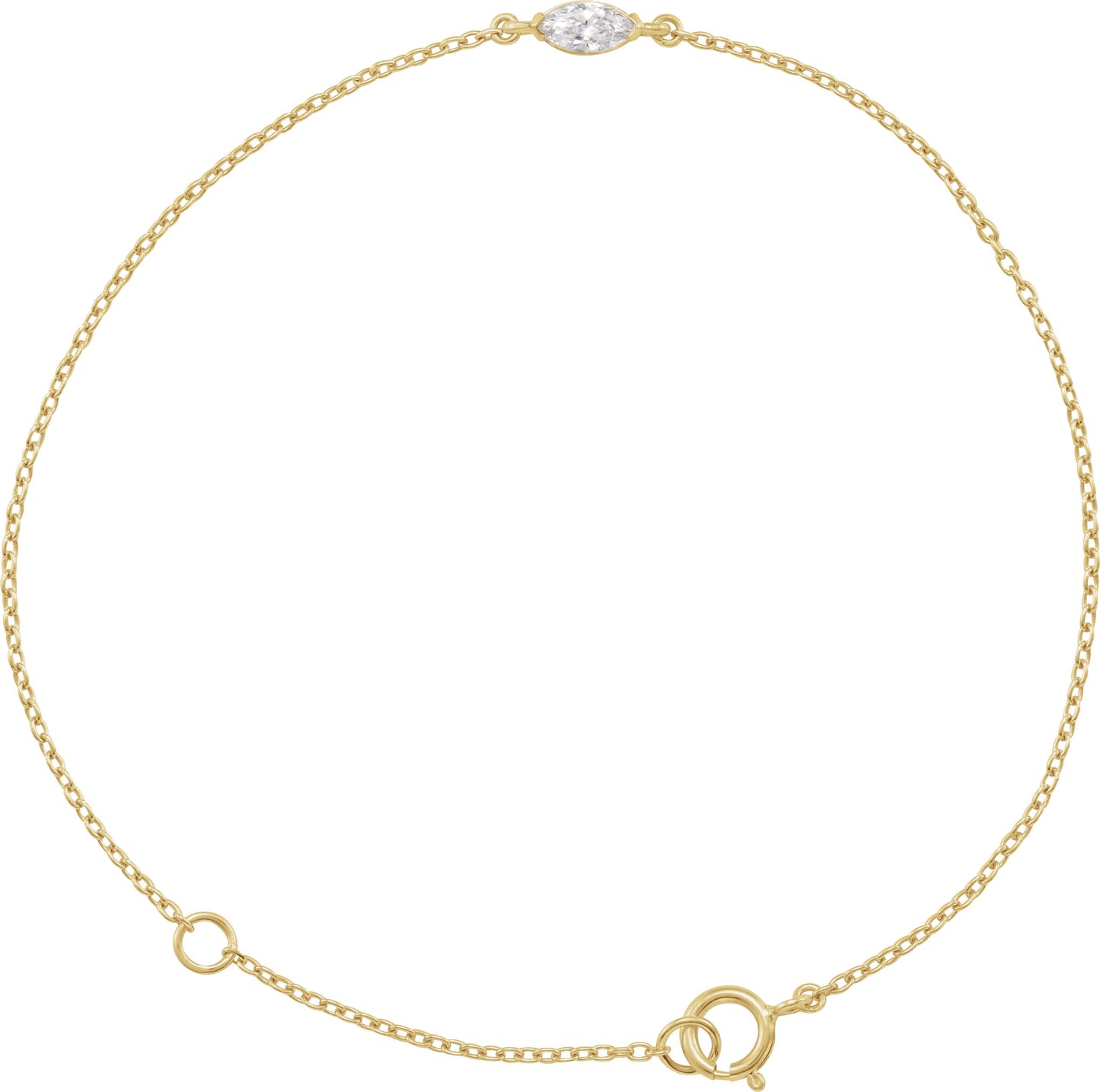 1/4 Ct Marquise Lab-Grown Diamond Bracelet - Lab Grown Diamond