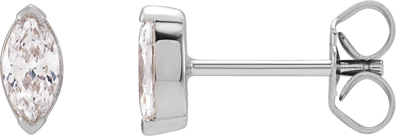 1/2 Ctw Lab-Grown Diamond Stud Earrings