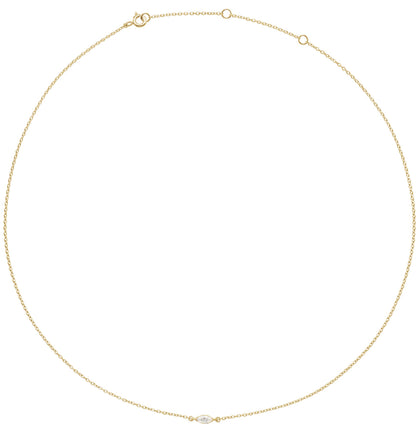 1/4 Ct Marquise Lab-Grown Diamond Necklace - Lab Grown Diamond