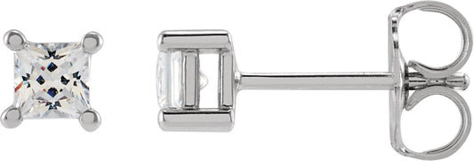 1/3 Ctw Lab-Grown Diamond 4-Prong Earrings - Lab Grown Diamond