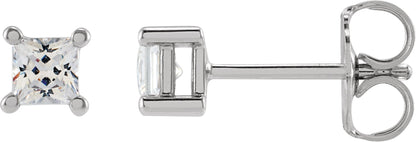 1/4 Ctw Lab-Grown Diamond 4-Prong Earrings - Lab Grown Diamond