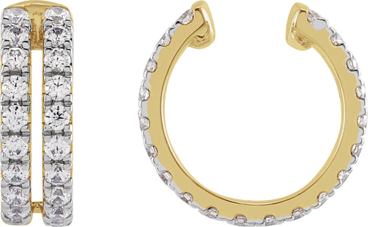 1/2 Ctw Lab-Grown Diamond Cuff Earring - Lab Grown Diamond