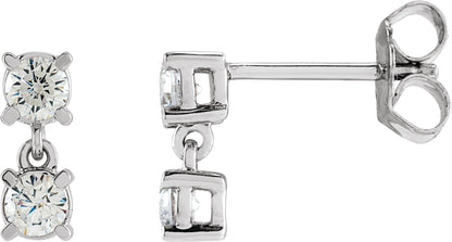1/2 Ctw Lab-Grown Diamond Earrings