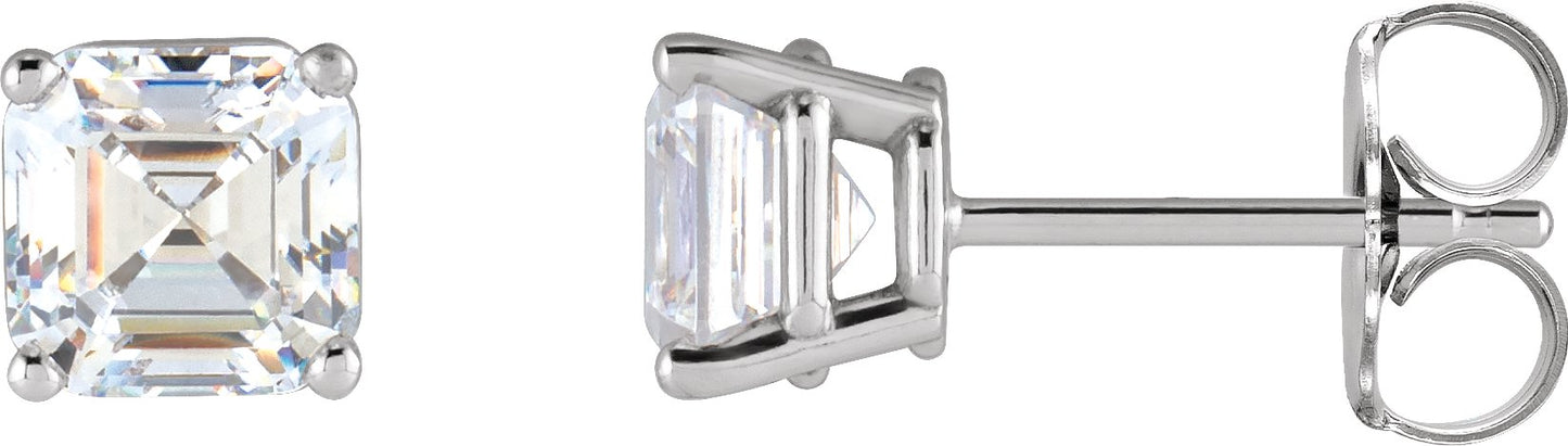 3/8 Ctw Lab-Grown Diamond 4-Prong Basket Earrings