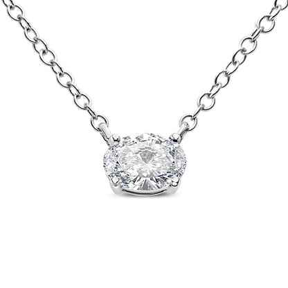 1/2 CTW Oval Pendant - Brilliance Direct